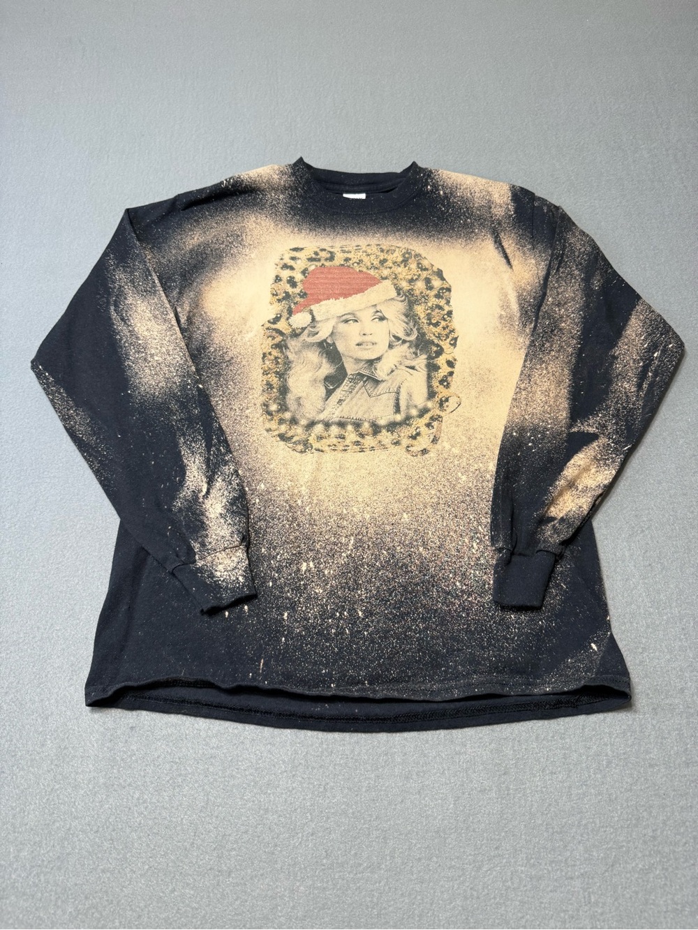 Dolly Parton Christmas Long Sleeve Crewneck 100% Cotton medium
